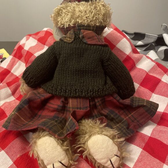 Bearington Collection Bear Martha Handcrafted Jointed Limited Edition - Picture 6 of 8